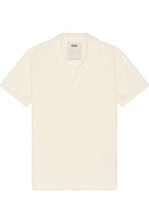 Oas Summit Polo Terry Shirt in Ivory