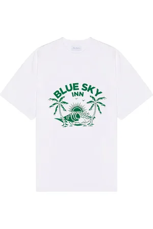 BLUE SKY INN Green Wave T-Shirt in