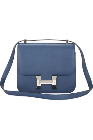 Hermès Epsom Constance 24 Shoulder Bag in Royal