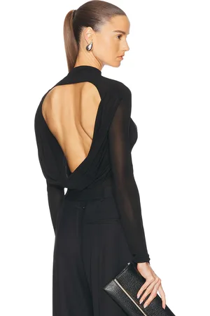 Jean Paul Gaultier Backless Long Sleeve Top in