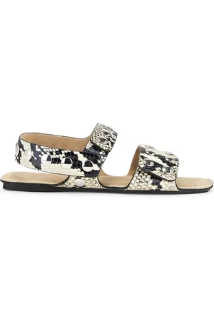 Khaite Boden Flat Sandal in Neutral