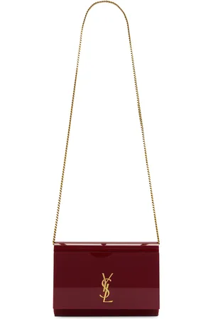 Saint Laurent Vicky Minaudiere Bag in Rust