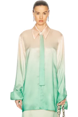 Jil Sander Tie Shirt in Blush,Mint