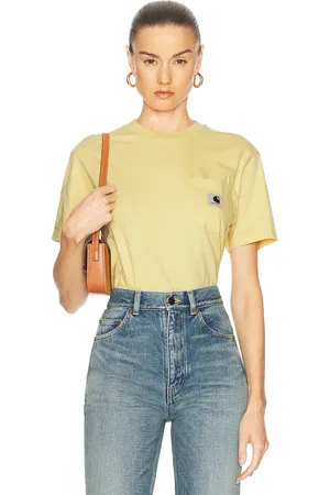 Carhartt Pocket T-Shirt in Yellow