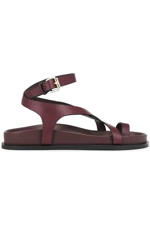 A.Emery Jalen Slim Sandal in Wine