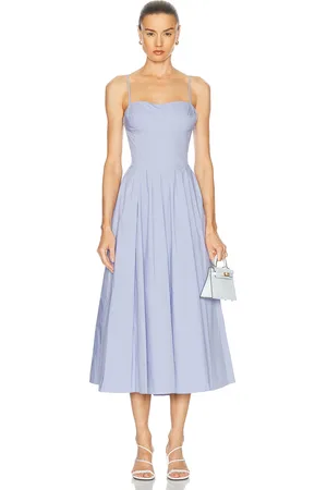 Simkhai Kittiya Midi Dress in Blue