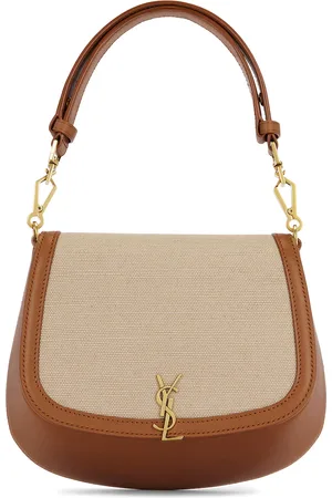 Saint Laurent Top Handle Bag in Taupe
