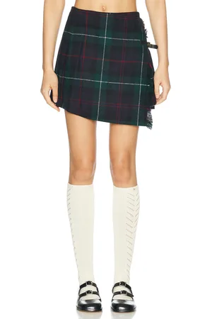 Ralph Lauren Wrap Mini Skirt in Green