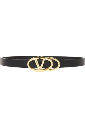 VALENTINO GARAVANI V Logo The Bold Edition Belt in Black