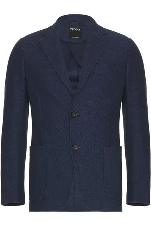 Ermenegildo Zegna Cotton Shirt Jacket in Blue