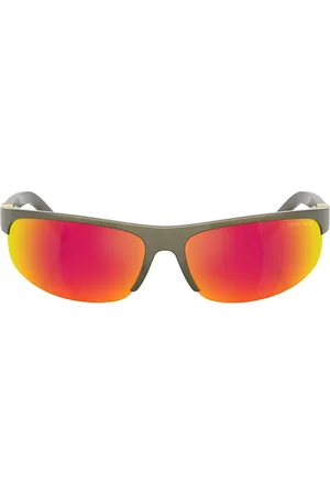 Miu Miu Shield Sunglasses in Black
