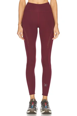 adidas Truepurpose Optime Training Leggings in Burgundy