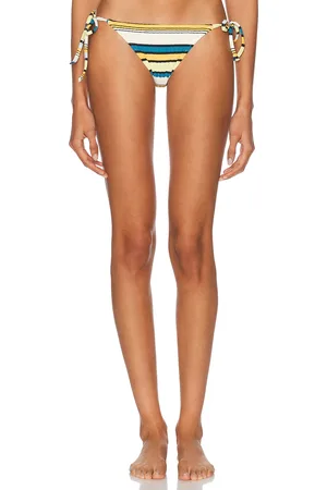 Solid The Iris Bikini Bottom in Yellow,Blue