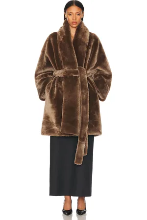 The Row Lucja Coat in Brown