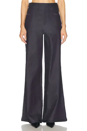 Marni Flare Leg in Navy,Black