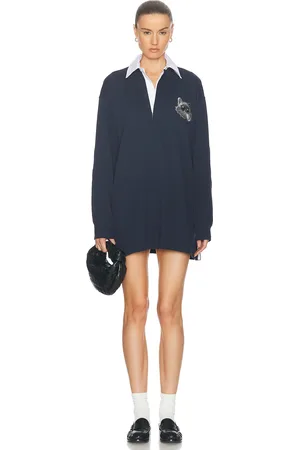 Stella McCartney Cat Oversized Rugby Polo Shirt in