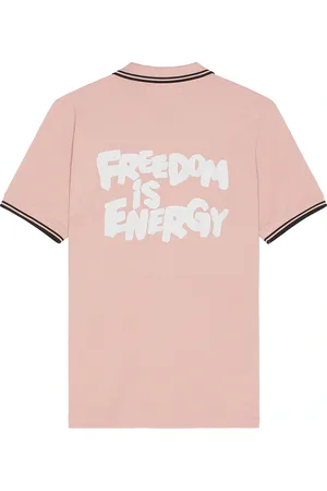Comme des Garçons X FRED PERRY FREEDOM is ENERGY Polo in