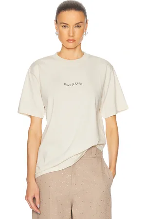 Museum of Peace and Quiet Wordmark Tee in Ivory