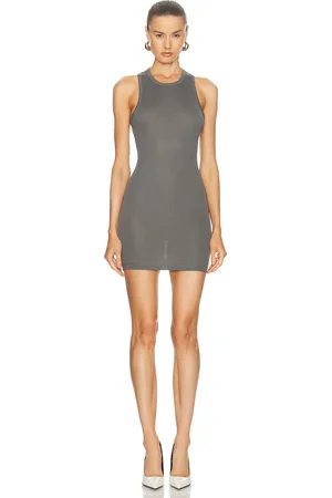 WARDROBE.NYC Tank Mini Dress in Grey