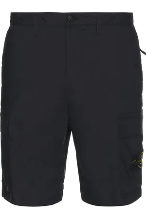 Stone Island Bermuda Cargo Shorts in Navy