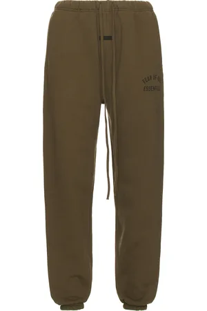 FEAR OF GOD Fleece Essential Sweatpant in Army
