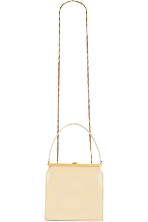Saint Laurent Nuit Blanche Chain Bag in Cream