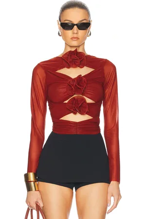 MARIANNA SENCHINA Tender Top in Burgundy