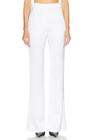 ALEXANDRE VAUTHIER Satin Tailoring Pant in White