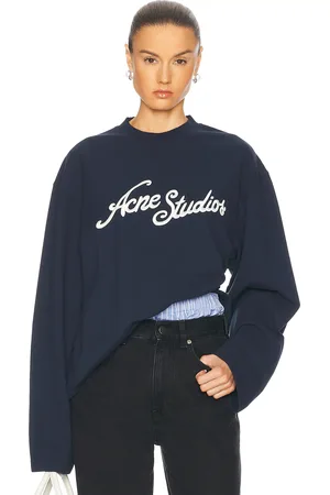 Acne Studios Crew Sweater in Blue