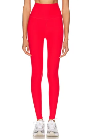 Beyond Yoga Spacedye Caught in The Midi High Waisted Legging in Red