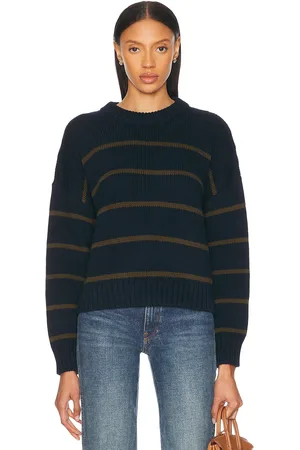 Jenni Kayne Chloe Crewneck Sweater in Navy
