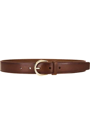 Saint Laurent Ceinture Croissant De Lune Belt in Brown