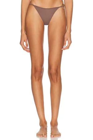 Tropic of C Orb Luna Bikini Bottom in Brown