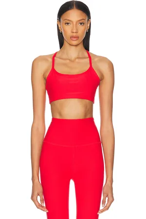 Beyond Yoga Spacedye Slim Racerback Bra in Red
