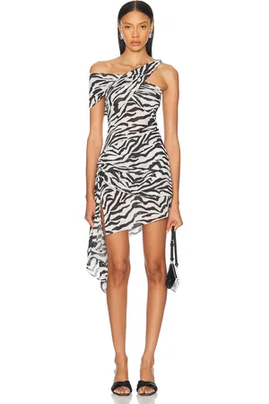 RONNY KOBO X REVOLVE Izel Dress in Black,White