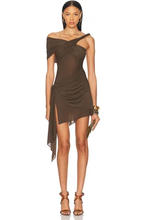 RONNY KOBO Izel Dress in Grey