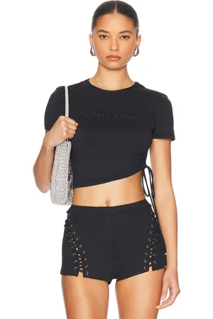 BLUMARINE Cropped T-shirt in