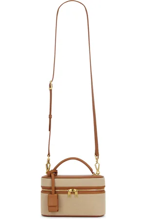 Saint Laurent Vanity Bag With Strap in Brown
