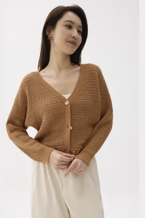 Love Bonito Relaxed V-neck Knit Cardigan-304-L