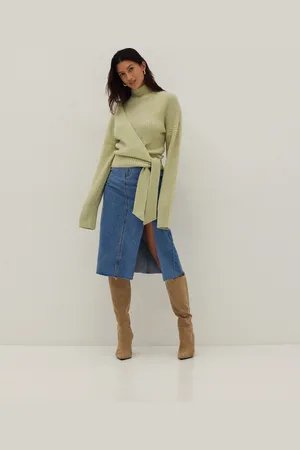 Love Bonito Nola Turtle Neck Wool Blend Sweater-022-M