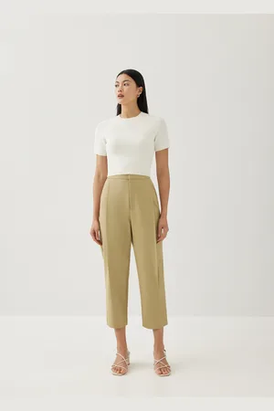 Love Bonito Zaldie Pleat Peg Leg Pants-157-M
