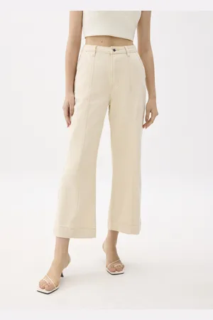 Love Bonito Cotton High Waist Straight Leg Pants-042-L