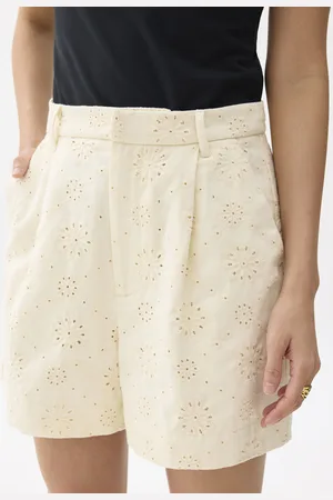 Love Bonito Broderie High Waist Tailored Shorts-035-L