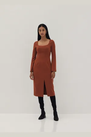Love Bonito Ylona Bustier Midi Dress-105-M
