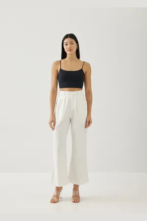 Love Bonito Violeta Cotton Kick Flare Pants-031-M