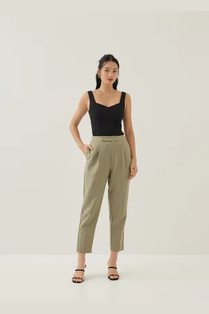 Love Bonito Sela Tailored Peg Leg Pants-149-S