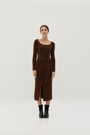 Love Bonito Ailynn Knit Bodycon Midaxi Dress-277-L