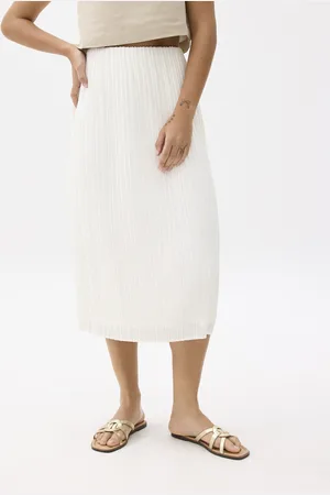 Love Bonito Gym Pleated Column Midi Skirt-106-M