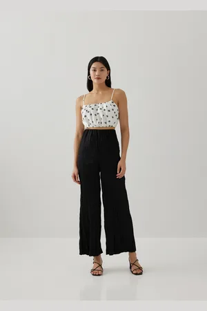 Love Bonito Ronette Elastic Jacquard Ruched Top-031-L
