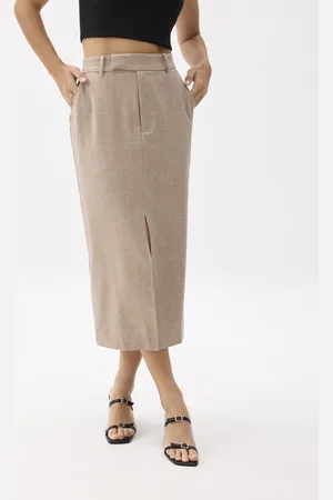 Love Bonito Iman Tailored Column Midi Skirt-235-XL